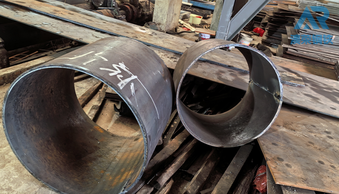 Steel plate rolling